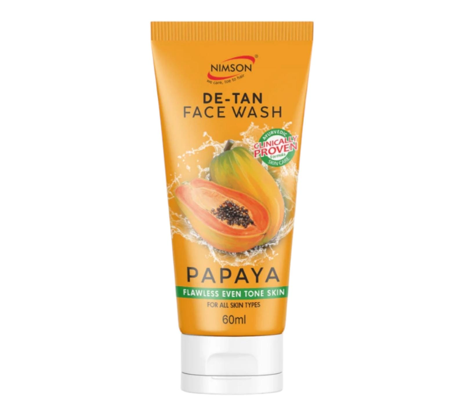 De Tan Facewash Papaya 
